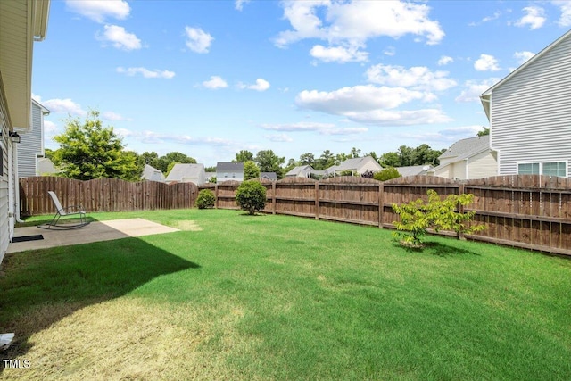 504 Gumview Cir, Fuquay Varina, NC 27526 - fenced backyard featuring a patio area