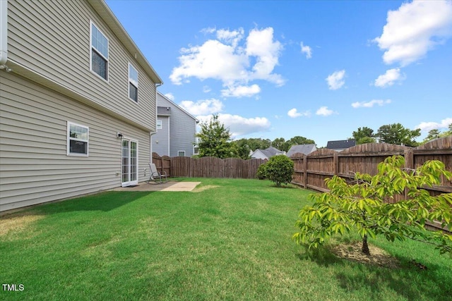 504 Gumview Cir, Fuquay Varina, NC 27526 - fenced backyard featuring a patio area
