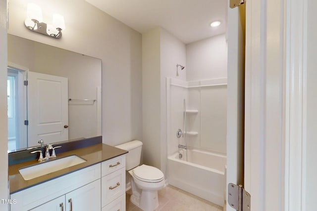 2735 Hunter Woods Dr # 571, Apex, NC 27502 - full bath with vanity, tub / shower combination, and tile patterned floors