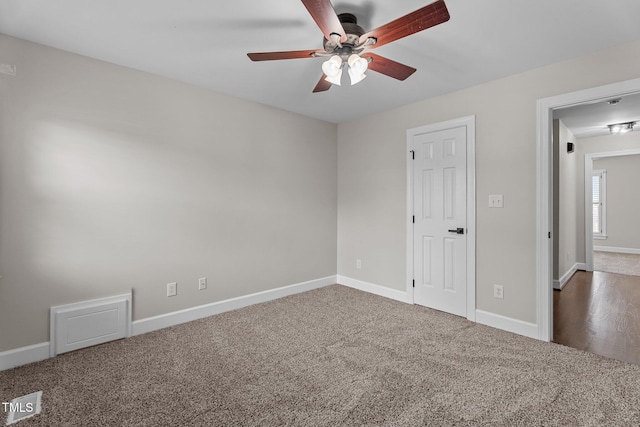 4408 Highmeadow Ln N, Wilson, NC 27896 - unfurnished bedroom featuring carpet and ceiling fan