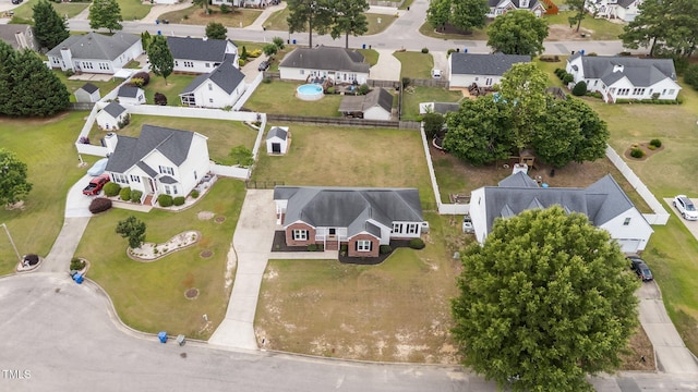4408 Highmeadow Ln N, Wilson, NC 27896 - aerial view of property and surrounding area with nearby suburban area