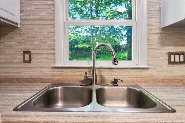 6405 Riegelwood St, Fayetteville, NC 28314 - kitchen view of backsplash and light countertops