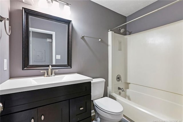 6405 Riegelwood St, Fayetteville, NC 28314 - bathroom featuring vanity and shower / tub combination