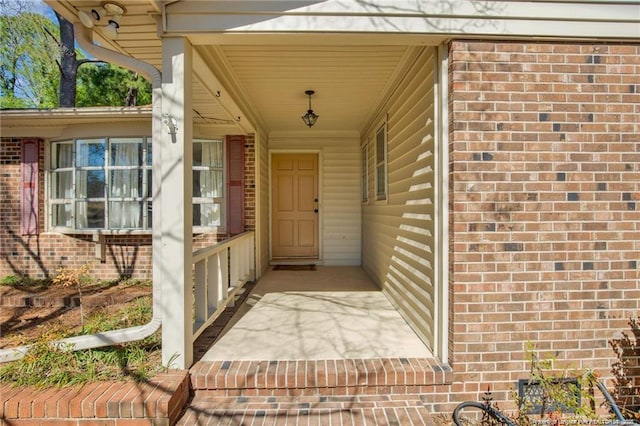 6411 Huntleigh Ct, Fayetteville, NC 28303 - property entrance featuring brick siding
