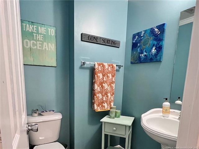 3401 Connection Dr, Fayetteville, NC 28311 - bathroom with toilet and a sink