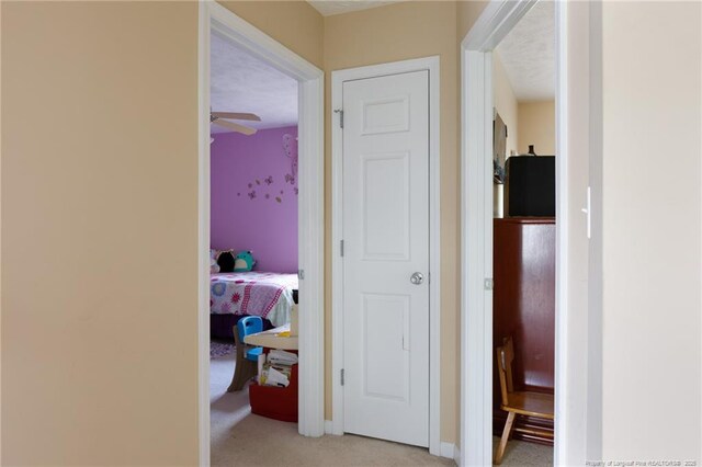 3401 Connection Dr, Fayetteville, NC 28311 - corridor with light carpet and baseboards