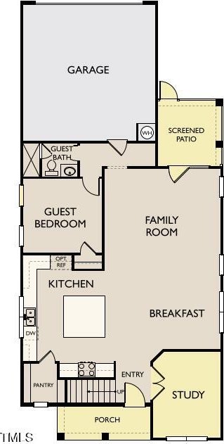 2886 Quarry Rd Unit 161, Rolesville, NC 27571 - view of home floor plan