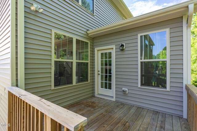 304 Garden Walk Dr, Durham, NC 27703 - view of wooden deck