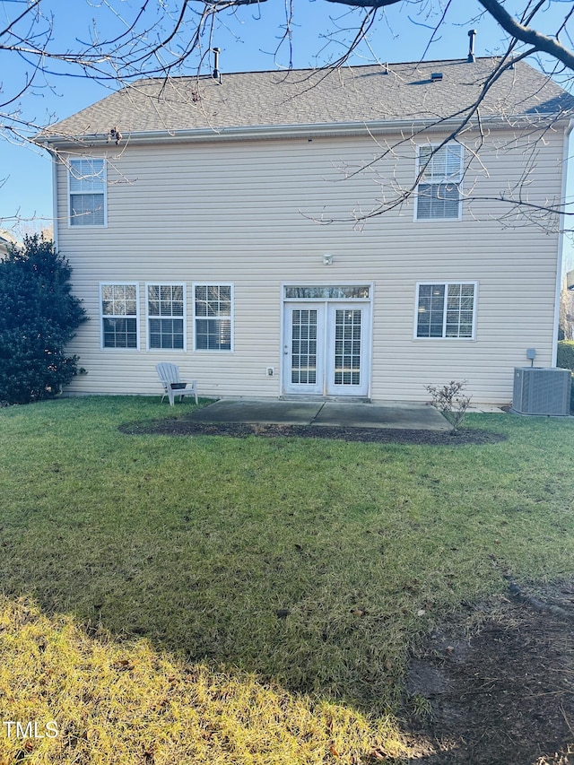 1150 Brookhill Way, Cary, NC 27519 - rear view of house with a patio and a yard