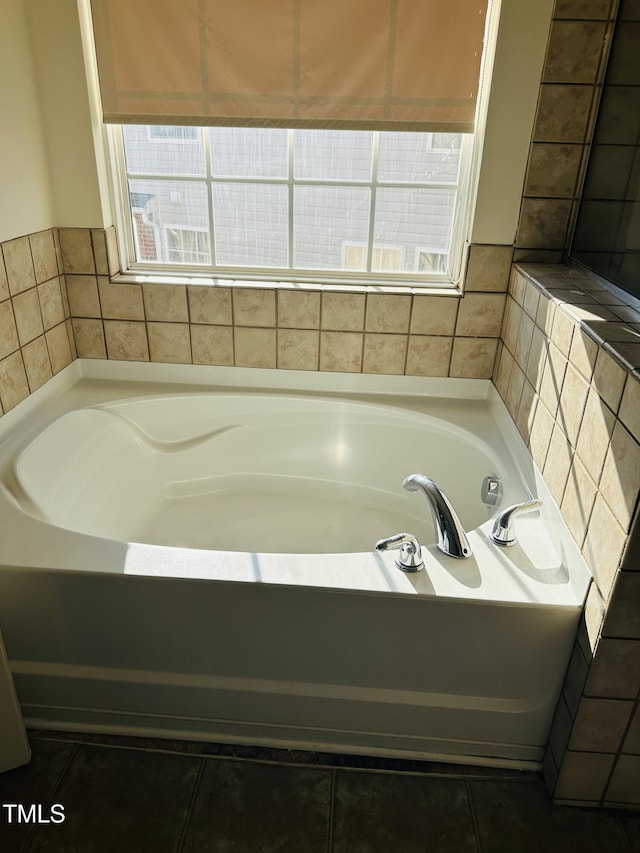 1150 Brookhill Way, Cary, NC 27519 - full bathroom featuring a bath and tile patterned floors