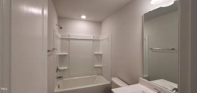 1426 Rosepine Dr, Cary, NC 27519 - full bath with shower / bath combination, vanity, and recessed lighting
