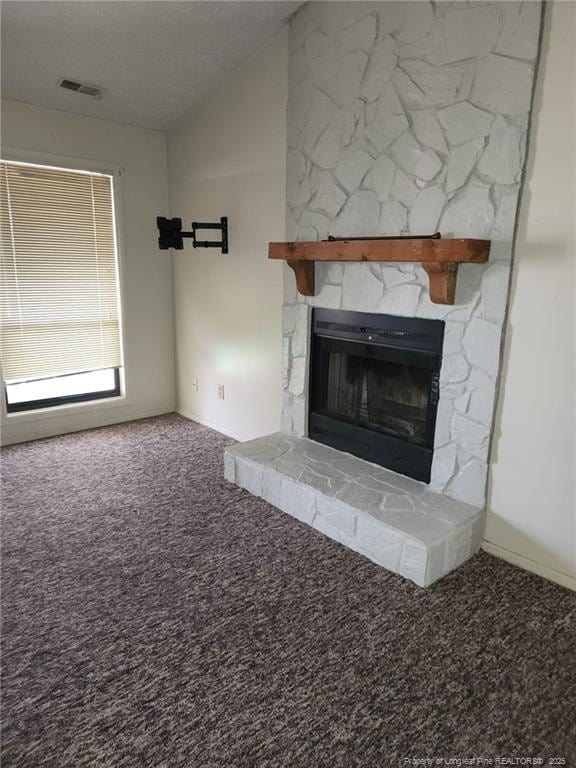 1900 Tryon Dr Unit 6, Fayetteville, NC 28303 - detailed view of carpet flooring and a fireplace