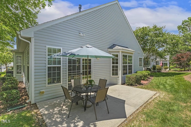 400 Indian Elm Ln, Cary, NC 27519 - view of patio featuring outdoor dining space