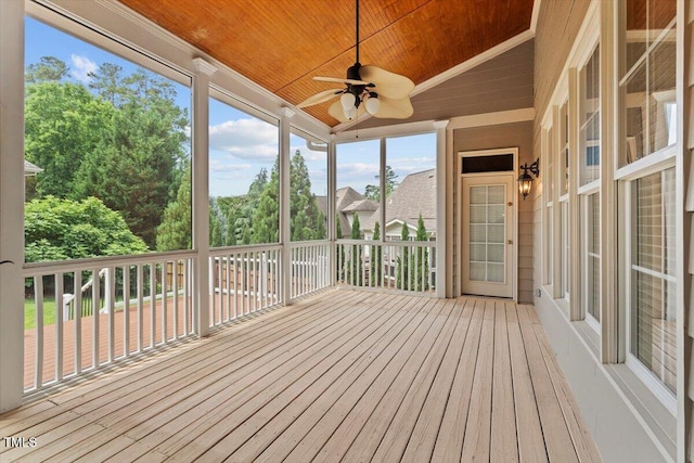 10012 San Remo Pl, Wake Forest, NC 27587 - wooden deck with ceiling fan