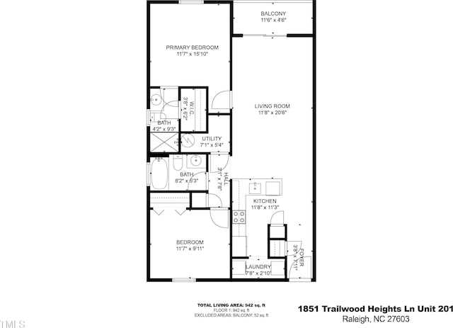 1851 Trailwood Heights Ln Unit 201, Raleigh, NC 27603 - photo 33