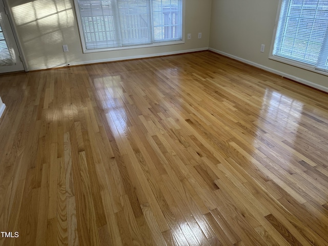 100 W Acres Cres, Cary, NC 27519 - spare room featuring light wood-style floors and plenty of natural light