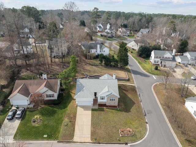100 W Acres Cres, Cary, NC 27519 - aerial overview of property's location featuring nearby suburban area