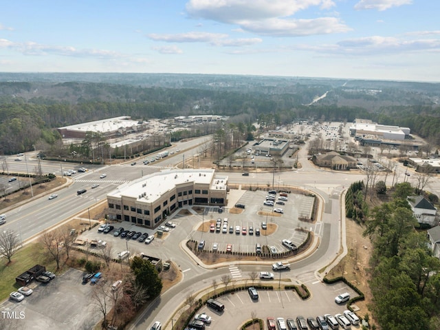 100 W Acres Cres, Cary, NC 27519 - view of property location with a heavily wooded area