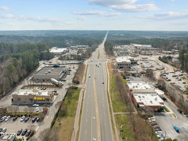 100 W Acres Cres, Cary, NC 27519 - aerial view of property's location with a forest