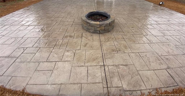 4671 Revelstroke Rd, Hope Mills, NC 28348 - exterior view of an outdoor fire pit