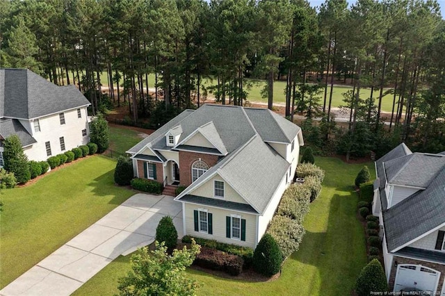 259 Rolling Pines Dr, Spring Lake, NC 28390 - view from above of property with a tree filled landscape
