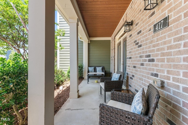 417 Austin View Blvd, Wake Forest, NC 27587 - view of covered porch