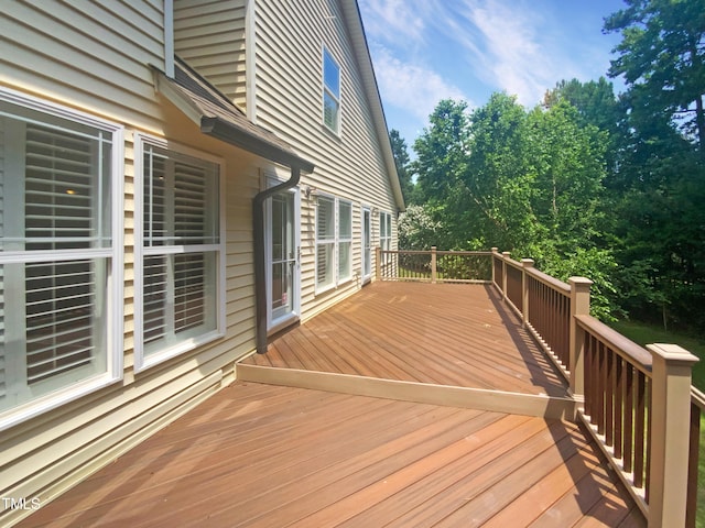 495 Ruth Cir, Fuquay Varina, NC 27526 - view of wooden deck