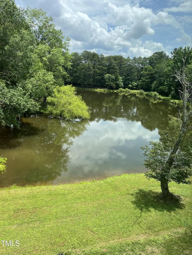 3204 Overlook Ct, Burlington, NC 27215 - water view featuring a heavily wooded area