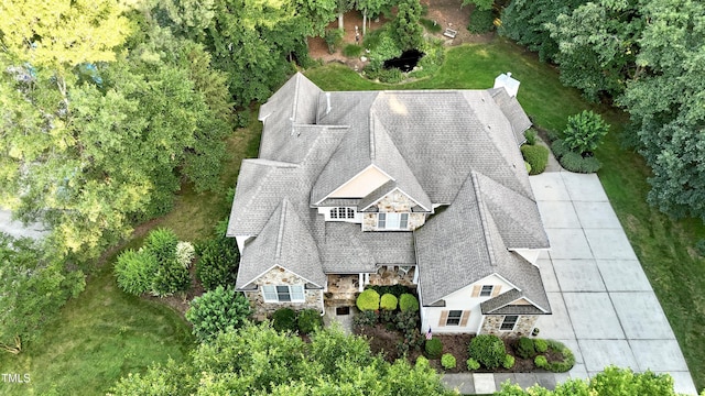 5920 Two Pines Trl, Wake Forest, NC 27587 - aerial view of property and surrounding area