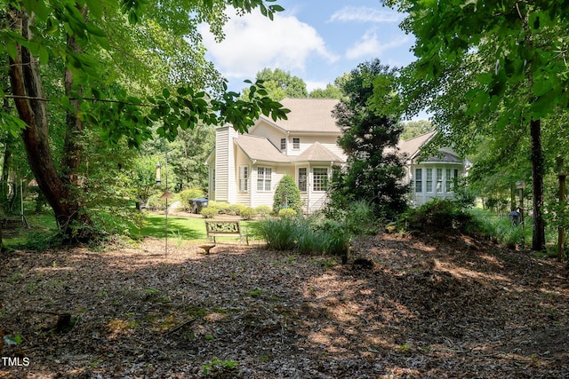 5920 Two Pines Trl, Wake Forest, NC 27587 - view of front of property featuring a chimney