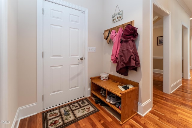 5920 Two Pines Trl, Wake Forest, NC 27587 - mudroom with wood finished floors