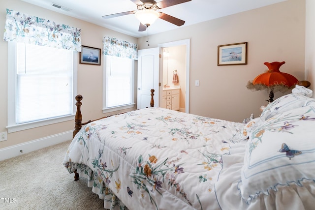 5920 Two Pines Trl, Wake Forest, NC 27587 - carpeted bedroom featuring baseboards and a ceiling fan