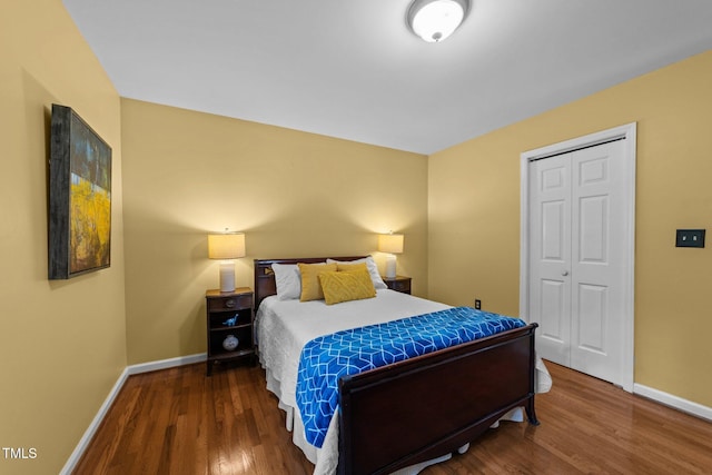308 Trappers Sack Rd, Cary, NC 27513 - bedroom featuring wood finished floors and a closet