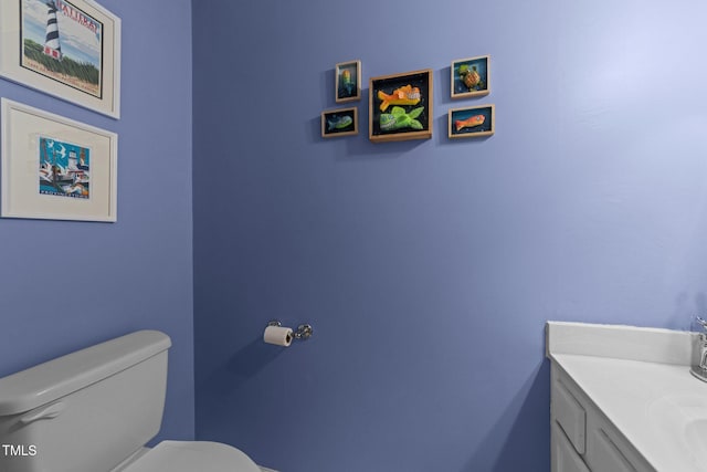 308 Trappers Sack Rd, Cary, NC 27513 - bathroom featuring vanity and toilet