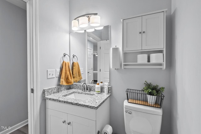 611 Quartz Dr, Durham, NC 27703 - bathroom featuring vanity and toilet