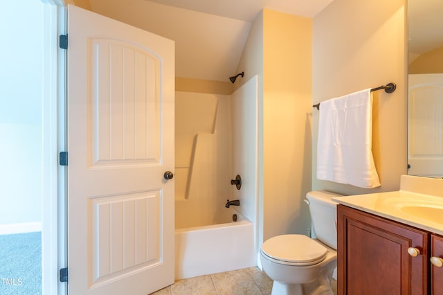 9701 Corktree Ct, Wake Forest, NC 27587 - bathroom featuring vanity, shower / washtub combination, and tile patterned flooring