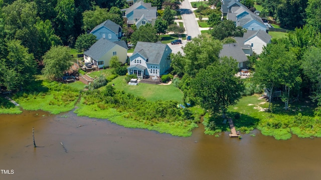 9701 Corktree Ct, Wake Forest, NC 27587 - aerial view of residential area featuring a tree filled landscape
