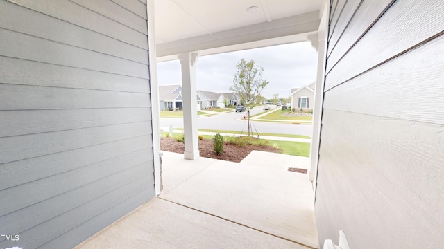 1720 Pinecliff Ct, Fuquay Varina, NC 27526 - covered porch featuring a residential view