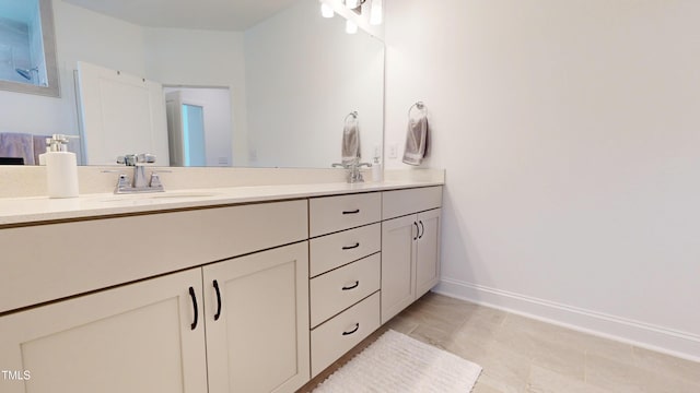 1720 Pinecliff Ct, Fuquay Varina, NC 27526 - full bath with double vanity and baseboards