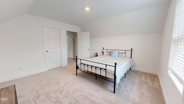 1720 Pinecliff Ct, Fuquay Varina, NC 27526 - bedroom featuring lofted ceiling and carpet floors