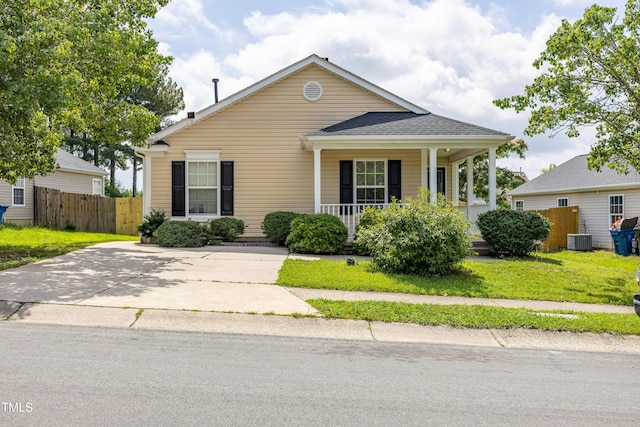 418 Lodestone Dr, Durham, NC 27703 - bungalow-style home with a porch