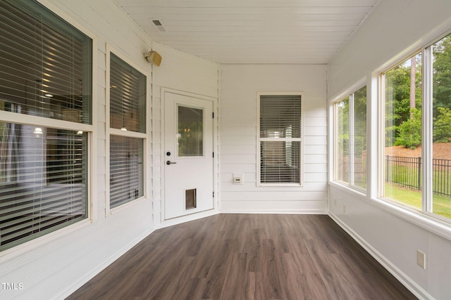 1104 Gaston Manor Dr, Durham, NC 27703 - unfurnished sunroom featuring plenty of natural light and wood finished floors