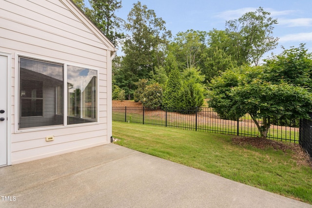 1104 Gaston Manor Dr, Durham, NC 27703 - view of yard with a patio area