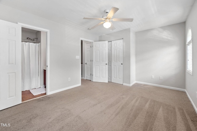 8422 Central Dr, Raleigh, NC 27613 - unfurnished bedroom with carpet flooring and a ceiling fan