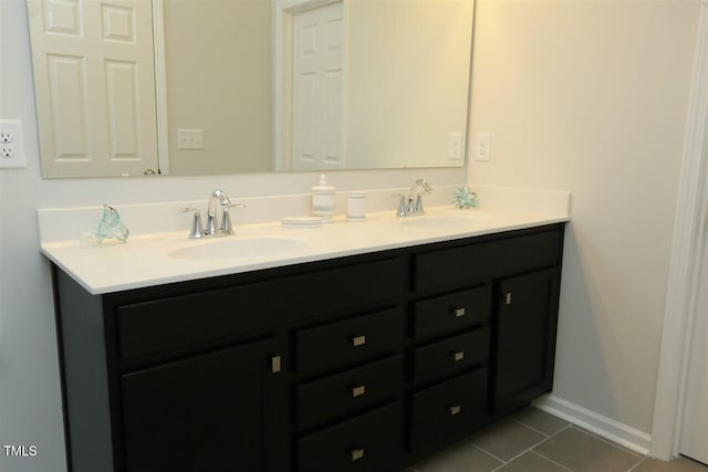 319 Great Northern Sta, Apex, NC 27502 - bathroom featuring double vanity and tile patterned flooring