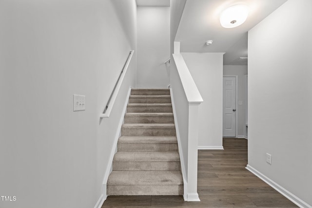 319 Great Northern Sta, Apex, NC 27502 - stairs featuring wood finished floors