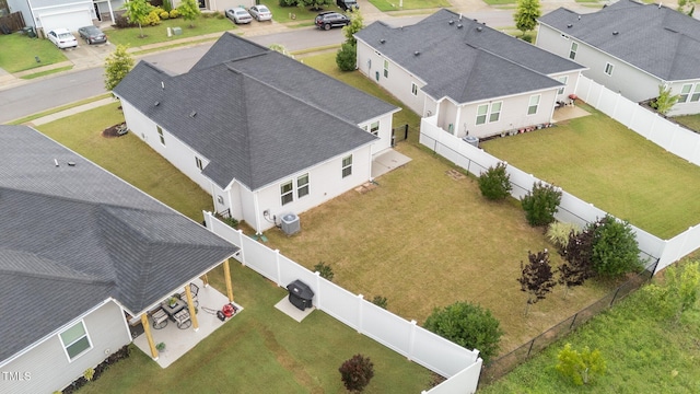 119 Yadkin St, Clayton, NC 27520 - aerial perspective of suburban area