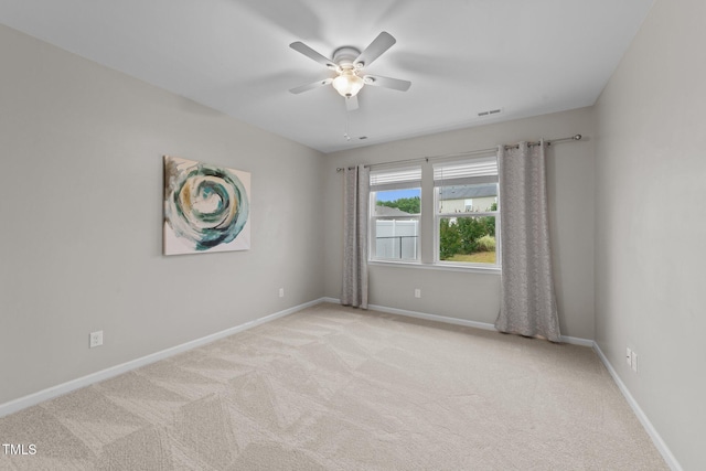 119 Yadkin St, Clayton, NC 27520 - empty room featuring light colored carpet and ceiling fan