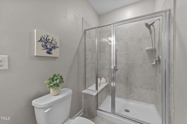 119 Yadkin St, Clayton, NC 27520 - bathroom with toilet and a shower stall