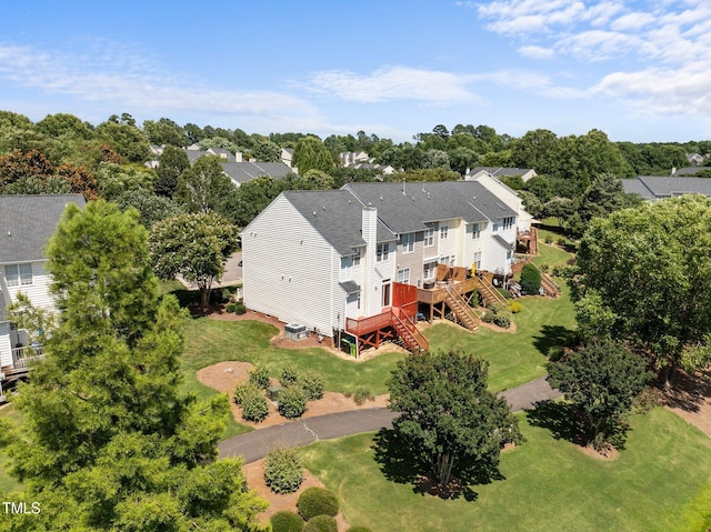 400 Nottinghill Walk, Apex, NC 27502 - view of subject property with a tree filled landscape
